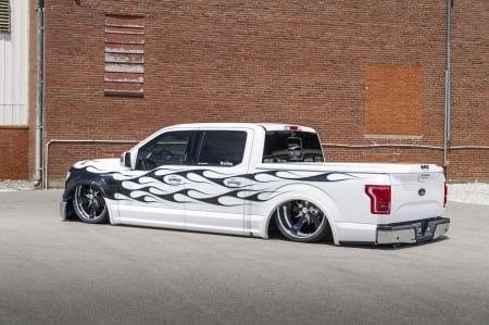 2015 Ford F150 - Ford, Truck, White, Slammed