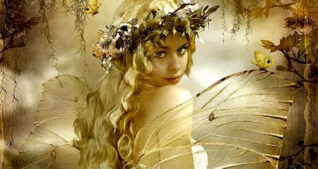 Lovely Angel - pretty, image, beautiful, jessica truscott, girl, blonde, fantasy, digital, woman, fairy, art