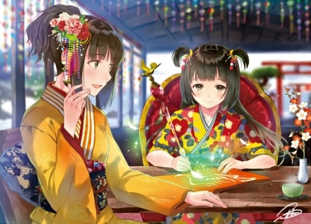 Princesses - manga, anime, girl, princess, hanekoto01, kimono