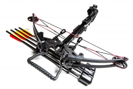 Crossbow - arrows, weapon, compound, crossbow