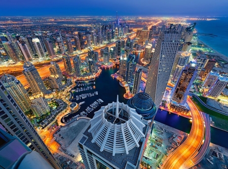 Towering Dreams, Dubai - gulf, houses, city, arabian, buildings