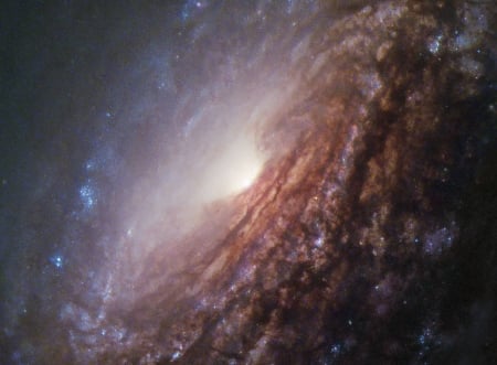 In the Center of Spiral Galaxy NGC 5033 - fun, stars, cool, galaxies, space