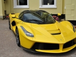 yellow Ferrari