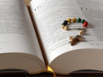 Rosary and Bible