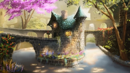 â€¢áƒ¦âœ¿áƒ¦â€¢ - art, fantasy, landscape, castle