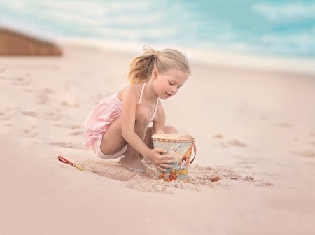 little girl - dainty, pretty, summer, pink, pure, child, fair, princess, face, nice, bonny, kid, childhood, set, beauty, baby, Hair, Belle, comely, white, cute, wallpaper, play, people, blonde, Beach, DesktopNexus, sightly, beautiful, photography, sea, girl, lovely, sweet, little, adorable, feet