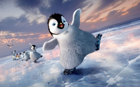 Happy Feet - penguin, winter, cute, animation, movie, happy feet, snow