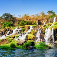 Pongour Waterfall in Vietnam