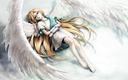 •ღ✿ღ• - fantasy, anime, angel, art