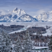 Winter at Grand Teton National Park