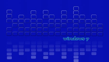 windows 7 - didis, shadows, blue, windows