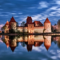 Trakai Island Castle in Trakai Lithuania