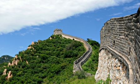 Great wall of china - Great, china, sky, wall