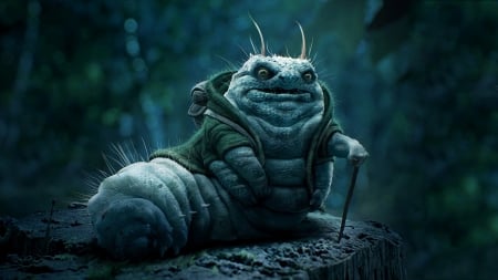 Alice in wonderland - wonderland, fantasy, caterpillar, movie, Alice, CG