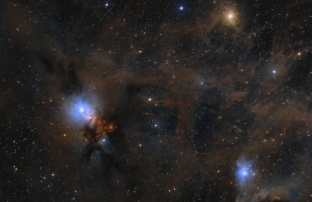 Stardust in the Perseus Molecular Cloud - space, fun, galaxies, stars, cool