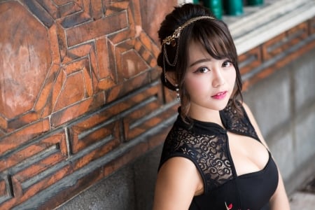 Asian Beauty - women, beauty, Asian, hair