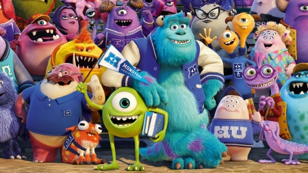 Monsters University - monsters, university, movie, cg