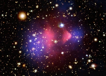 The Matter of the Bullet Cluster - fun, stars, cool, galaxies, space