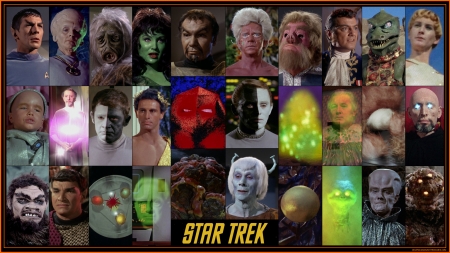 Star Trek Original Series Lifeforms - Vulcans, Horta, Orion, Romulan, Andorian, Klingon