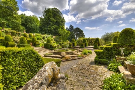 Garden - bush, nature, Garde, grass, sand