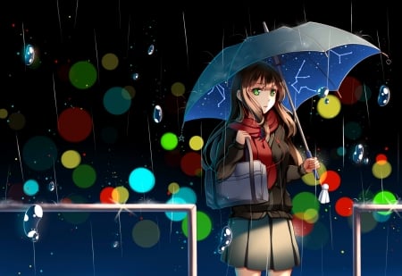 Anime - anime, art, girl, cg