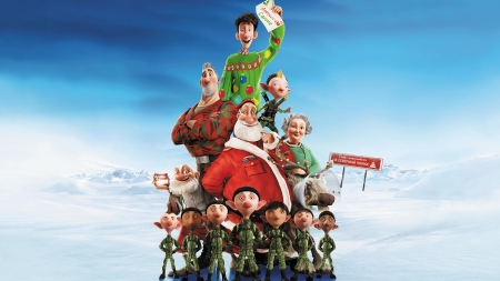 Arthur Christmas (2011) - arthur christmas, people, movie, peopl, funny, tree, animation