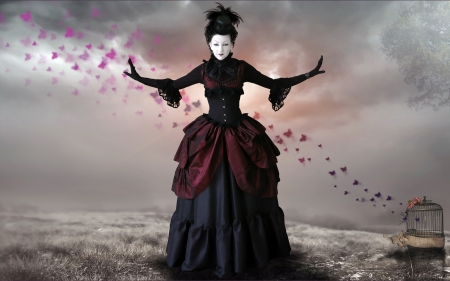 â€¢áƒ¦âœ¿áƒ¦â€¢ - witch, gothic, fantasy, digital art