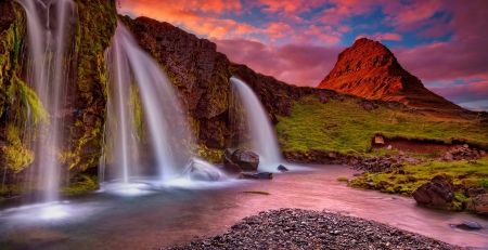 Extinct volcano in Iceland