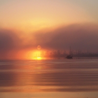 Ground Fog Sunrise