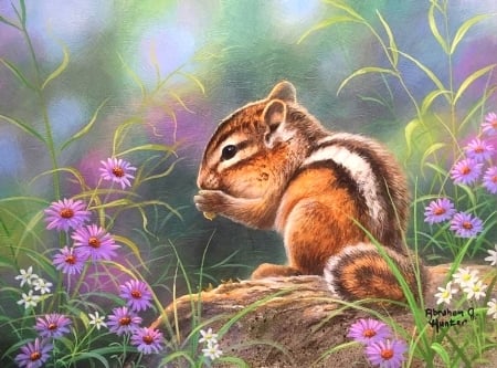 Chubby Cheeks - attractions in dreams, nature, love four seasons, animals, paintings, flowers, spring, chipmunk