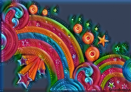 ABSTRACT ABSTRACT - IMAGE, FRACTAL, COLOURFUL, ABSTRACT