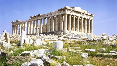 Parthenon - ancient, temple, greece, Parthenon, architecture