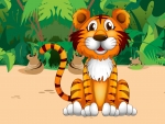 Cute tiger