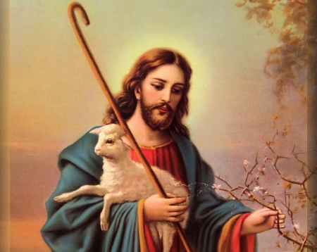 The Lord is my shepherd - sheep, love, lord, christ, jesus, shepherd