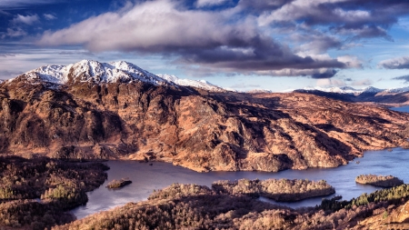 Loch Katrine, Scotland - loch, water, scenery, beautiful, photography, landscape, photo, wide screen, nature, lake