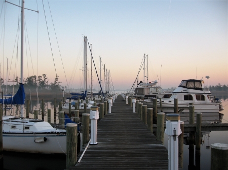 Dowry Creek Marina - Dowry Creek, Boats, Marina, Dawn