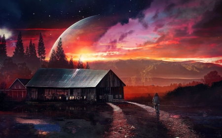 •ღ✿ღ• - panorama, fantasy, art, view