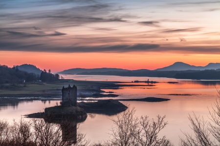 Castle Stalker - Scotland - castle stalker, monty python and the holy grail, scottish highlands, scotland