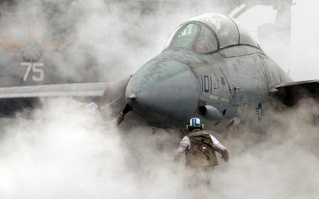 Ready for Takeoff - pilot, military, aircraft, air, plane, steam, war