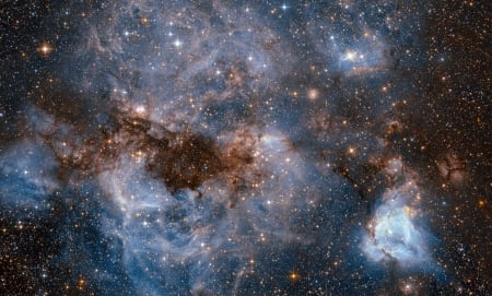 N159 in the Large Magellanic Cloud - space, fun, stars, cool, galaxy