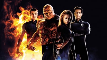 Fantastic 4 - Fantastic 4, 3D, Heroes, wallpaper