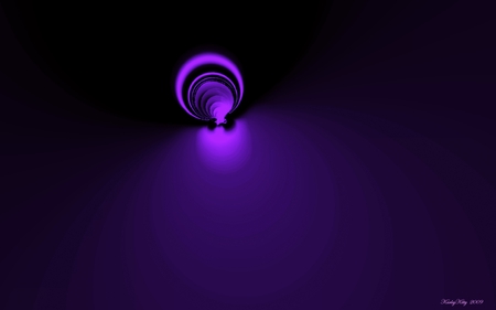 Desk Spot - lavender, light, dark, desktop, cg, black, spotlight, purple, fractals, fractal