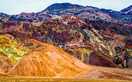 Colorful Death Valley Nat'l. Park, California - nature, mountains, desert, usa