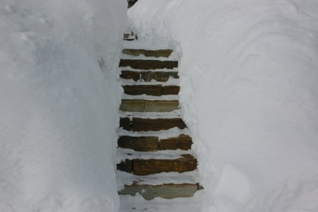 Steps in Teton Village, Wyoming - vacation, hot tubs, scenic, skiing, recreation