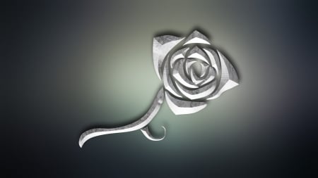 Simple Rose - Simple, rose, HD, 3D, wallpaper