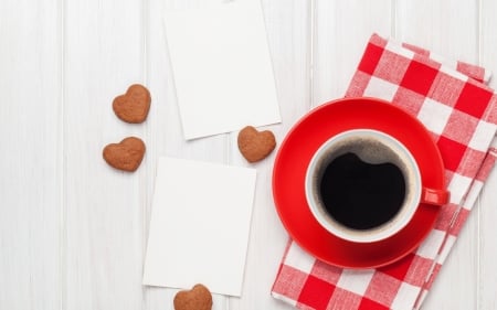 Coffee ♥ - valentine day, moment, coffee, from the heart, romantic day, with love, cup, hearts