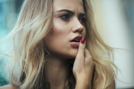 Weronika Sochacz - babe, lady, woman, model, blonde, Weronika Sochacz