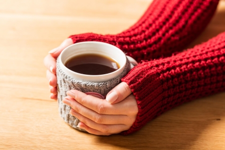 â™¥ - lady, cup, abstract, hands