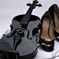 Violin and shoes