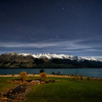 Silent night, Lake Wakatipu,  New Zealand